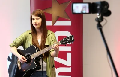 Celina Pollmer überzeugte die Juroren mit ihrer natürlichen Art und markanter Stimme.