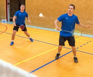 Die Marienberger Georg Rötzer und Tim Kuchinke (l.) gehörten zu den Punktgaranten beim Auftakt. 