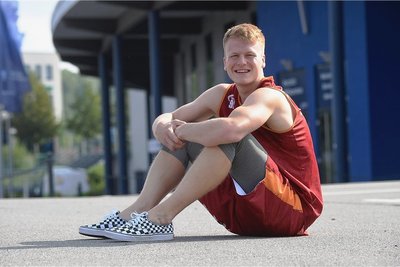 Luis Figge hat das Dress der Niners Chemnitz zwei Jahre lang getragen. Jetzt verlässt er den Verein in Richtung Zweite Liga.