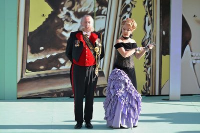 Schauspieler Andreas Pannach und Sängerin Adelheid Brandstetter brillierten bei der "Csárdásfürstin" zur Premiere und am Sonntag.