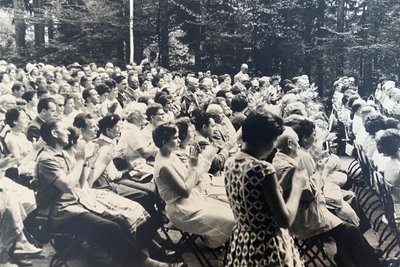 So voll war die Waldbühne in Augustusburg zu den Konzerten während der Musikfesttage in den 1960er-Jahren.