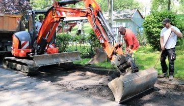 Die Freiberger Straße wird auf einer Länge von 1300 Metern saniert. 