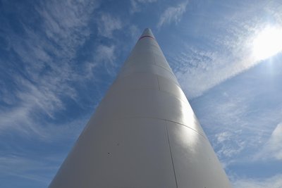 Der Windpark an der Freitagstraße zwischen Reinsdorf und Mülsen nimmt Konturen an.