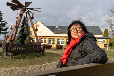 Beerheides Ortsvorsteherin Bettina Groth wünscht sich eine frühe Bürgerbeteiligung, sollte ein Windrad doch Thema im Erholungsort werden.