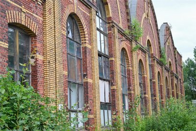 Ein Großteil der ursprünglichen Industriearchitektur ist noch erhalten.