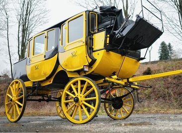 So sieht die generalüberholte Oberwiesenthaler Postkutsche aus. 