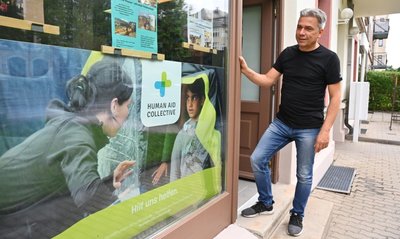 Im Haus Weststraße 78 haben Oliver Nießlein und seine Mitstreiter vom Verein Human Aid Collective/Hilfsorganisation ein neues Domizil gefunden. Von dort aus wollen sie auf unterschiedlichen Wegen die Chemnitzer für die Not anderer Menschen sensibilisieren. 