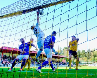 Sachsepokal-Aus für den VfB Auerbach: Die Vogtländer schieden am Samstag aus.