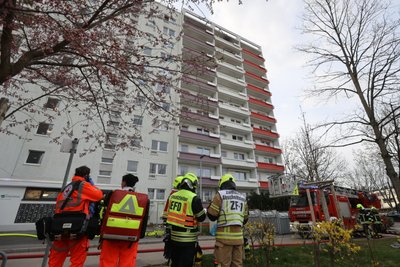 Im Heckertgebiet wurden Feuerwehr und Polizei zur Hilfe gerufen.