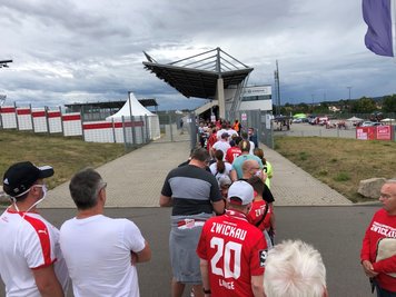 Beim Aktionstag des FSV Zwickau bildeten sich am Freitag lange Schlangen.