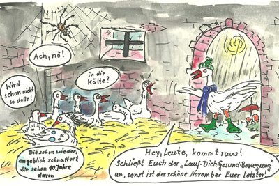 Auch Weihnachtsgänse haben ihr Schicksal ein Stück weit selbst in der Hand.