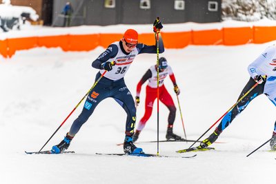 Luca Petzold aus Auerbach/V., der für den WSC Erzgebirge Oberwiesenthal startet.