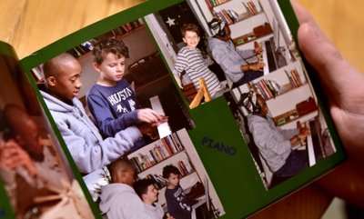 Das Fotobuch vom vergangenen Weihnachtsfest.