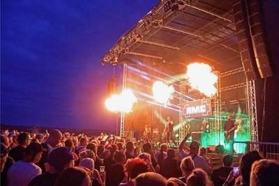 Die Band "R-Members Club (a tribute to Rammstein)" soll auf dem Ankerberg Musik und Show bieten. 