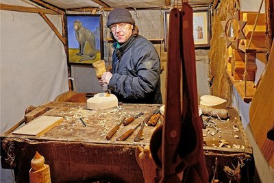 Schnitzer Ralph Ebersbach: Anfangs Bedenken, aber dann wurde es voll.