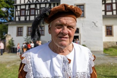 Ulrich Leipoldt vom Förderverein Schloss Treuen.