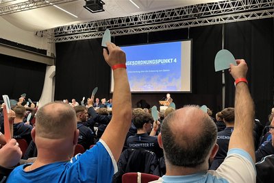 Bei der Mitgliederversammlung kam es zu zahlreichen Abstimmungen zu Satzungsveränderungen.