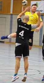Maximilian Müller vom HCAB steuerte zwei Treffer zum Erfolg gegen Werdau bei. 