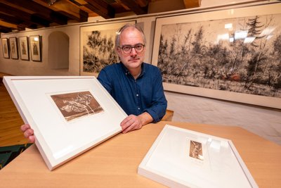 Rainer Marofke aus Zeulenroda ist in der Ausstellung ebenfalls vertreten.