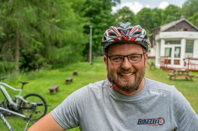 Markus Wiesenberg, Bürgermeister von Altenberg: "Ich kauf mir auch ein Fahrrad."