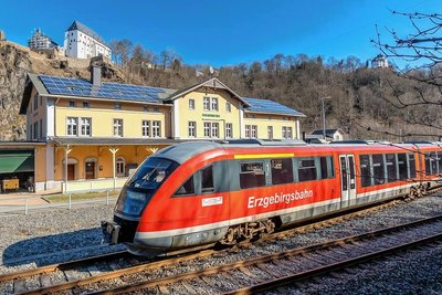 Fahrgäste der Erzgebirgsbahn müssen sich ab Wochenbeginn auf Ausfälle einstellen. 
