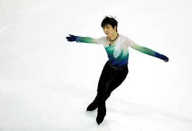Yuzuru Hanyu belegte in Gangneung Platz zwei.