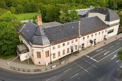 Das Schützenhaus Auerbach wurde 2016 abgerissen. An der Stelle errichtet die Diakonie nun einen Neubau.