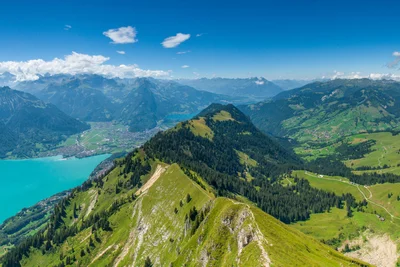 In der Region Interlaken in der Schweiz war die Chemnitzerin zum Wandern unterwegs.