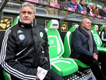 Eher keine Freunde: Armin Veh (l.) und Dieter Hoeneß