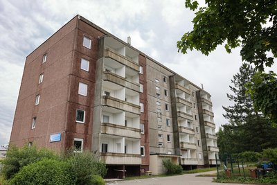 Das große Wohnhaus an der Sachsenfelder Straße 87 in Schwarzenberg-Sonnenleithe ist für den Abriss vorgesehen.