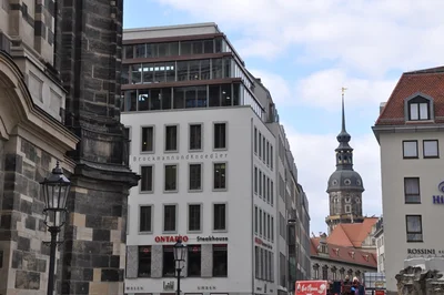 Im Schatten der Frauenkirche: Der Salon von Brockmann und Knödler im Dresdner Stadtzentrum.