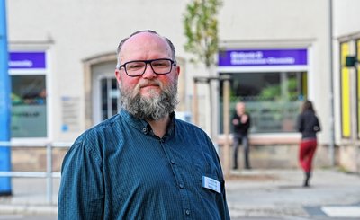 Leitet die Wohnungsnotfallhilfe in Chemnitz: Alfred Mucha. 