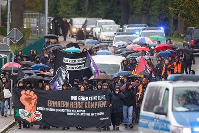 Zum 25. Todestag Patrick Thürmers hatte es in Hohenstein-Ernstthal 2024 eine Demo gegeben.