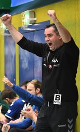 Unter Chef-Coach Stephan Swat gab es bei den Zweitliga-Handballern des EHV Aue wieder öfters Grund zum Jubeln.