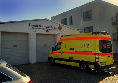 Die alte Rettungswache des DRK in Frankenberg.