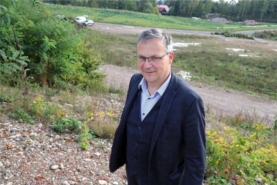 Heiko Schwarz auf dem Plateau neben der alten Porzelline.