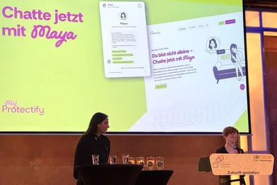 Die digitale Plattform "Maya" unterstützt Gewaltopfer niedrigschwellig.