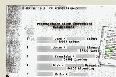 Liste mit Sprengkraft: Ein TNT-Beschaffer, ein Aliasgeber, ein Nürnberger Mundlos-Kontakt, der Verkäufer der Mordwaffe und zwei Neonazis, die Mordmotive ins NSU-Puzzle bringen, reisten schon 1998 alle im selben Bus. 