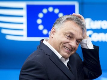 Der ungarische Ministerpräsident Viktor Orban während eines Gipfels in Brüssel.