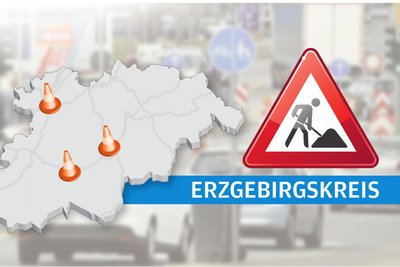 Im Erzgebirge sind wieder zahlreiche Straßen gesperrt.