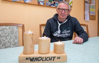 Bernd Grobosch war selbst in Therapie und arbeitet jetzt in der Begegnungsstätte "Windlicht" der Sucht- und Drogenberatung des Diakoniewerkes Westsachsen mit. 