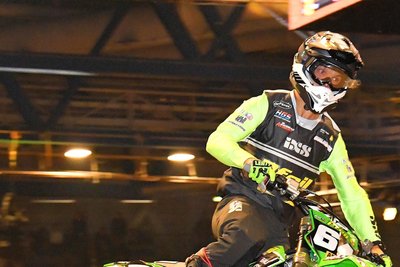 Beim Supercross unterm Hallendach lief es für Dominique Thury ähnlich bescheiden wie schon während der gesamten Saison.