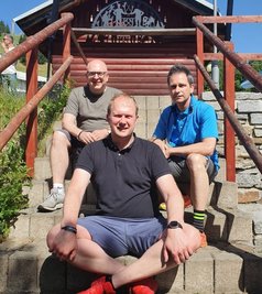 Sven Schulze, Jens Benedict, Sven Hertwig (von links). 