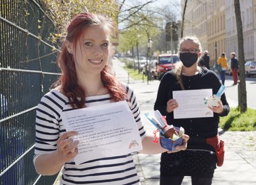 Sophie Kohl (24) und Katharina Schnabel (38) 