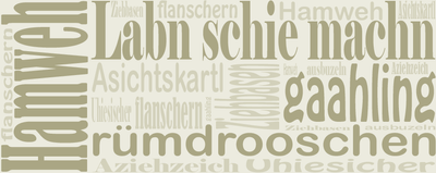 Von A wie Asichtskartl bis Z wie Ziehbasen. Diese zehn Wörter standen bei der diesjährigen Mundartaktion von "Freie Presse" und Erzgebirgsverein zur Auswahl. 