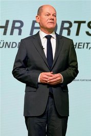 Fast am Ziel: Der designierte Bundeskanzler Olaf Scholz. 