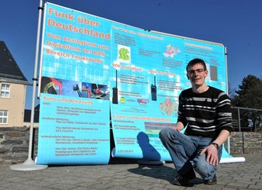 Kevin Alius vom Beruflichen Schulzentrum für Technik, Wirtschaft und Gesundheit in Oelsnitz überzeugte die Jury mit seiner eLearning-Anwendung.