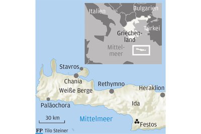 Die Insel Kreta.