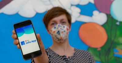 So sieht sie aus, die Kita-Info-App, die jede Einrichtung für sich nutzen kann. 