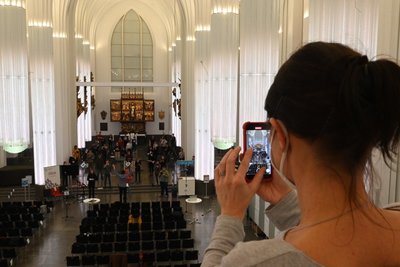 Schöner Messraum: das Paulinum in Leipzig.